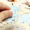 Les animaux de caricature - jouets de puzzle pour enfants